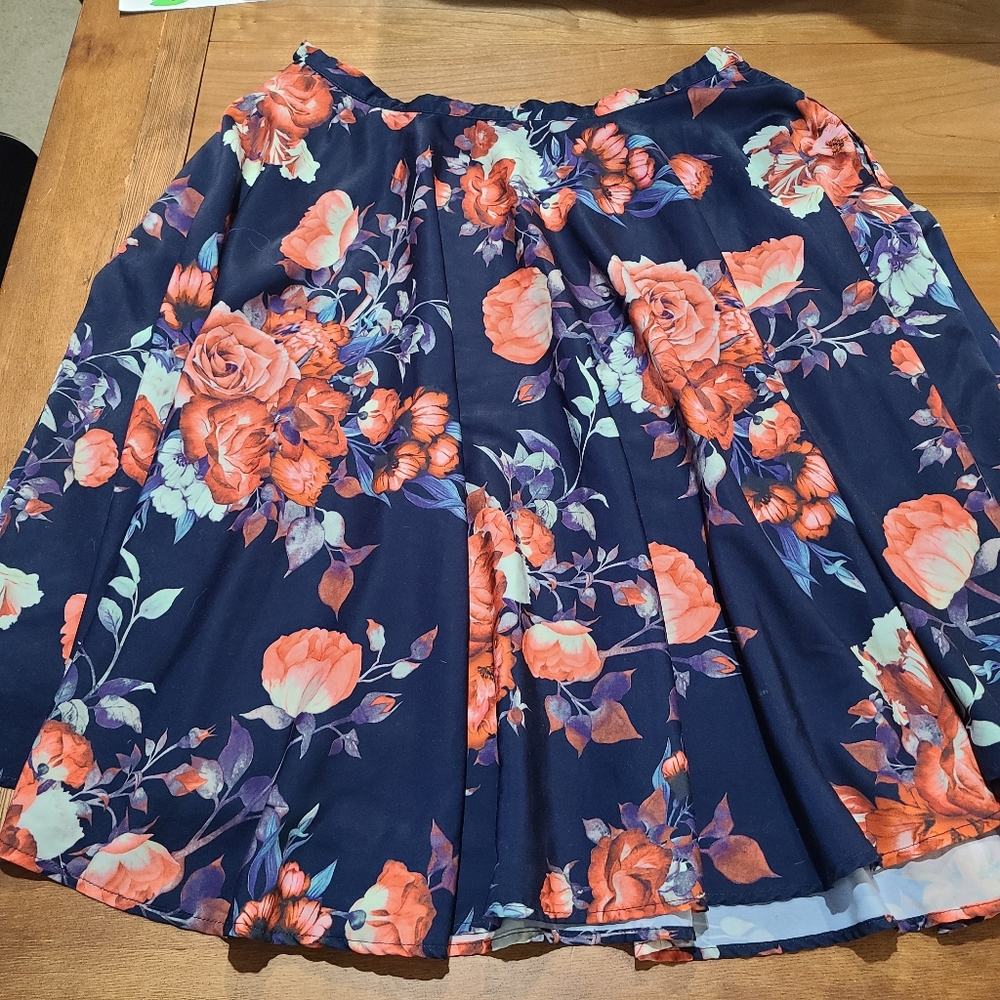 Modcloth Myrtlewood Collection Floral Skirt